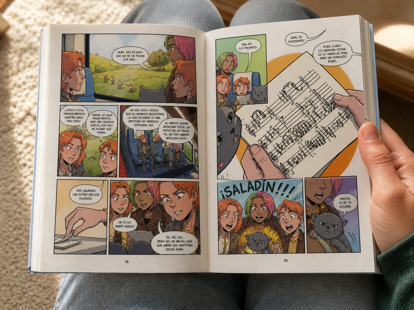 Interior Las 39 pistas Libro 2 Una nota falsa - página 1